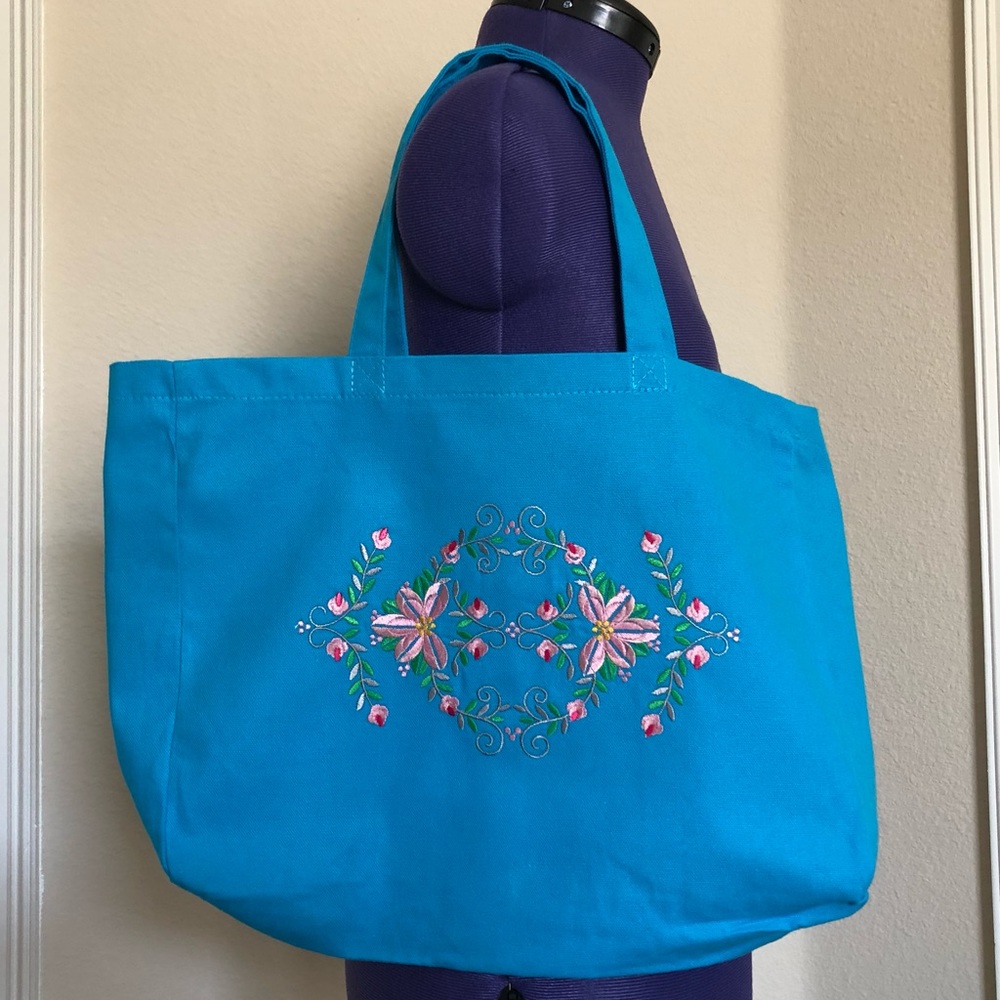 Gorgeous Embroidered Canvas Tote